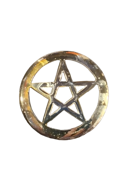 Silver Toned Pentacle