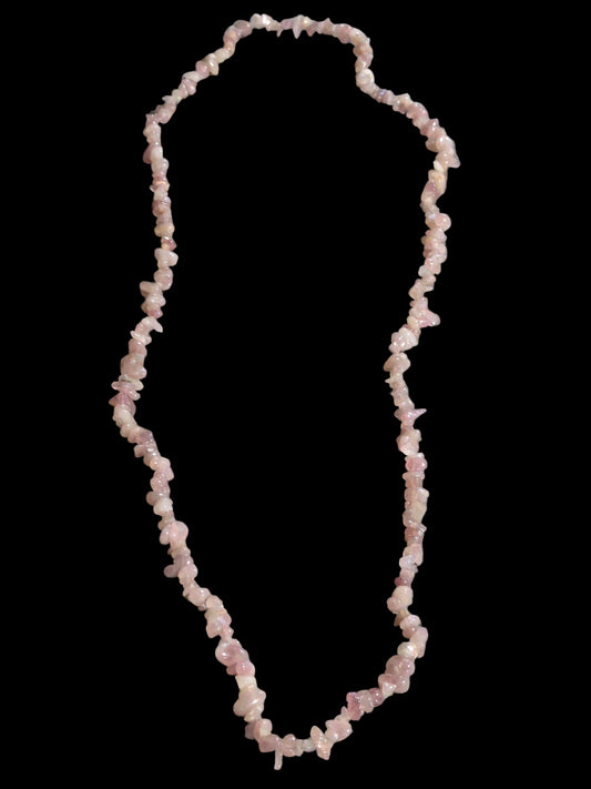 Gemstone Chips Necklace- Lepidochrocite