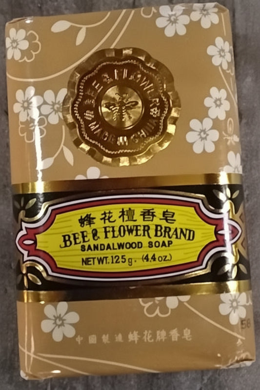 4.4oz Bee & Flower Brand- Sandalwood Soap