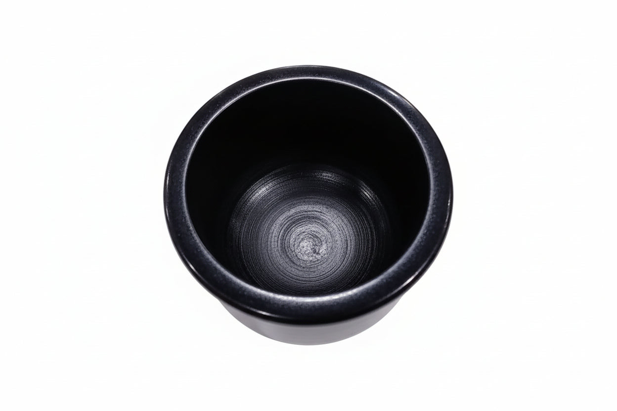 3" Black Stone Scrying/ Burning Bowl
