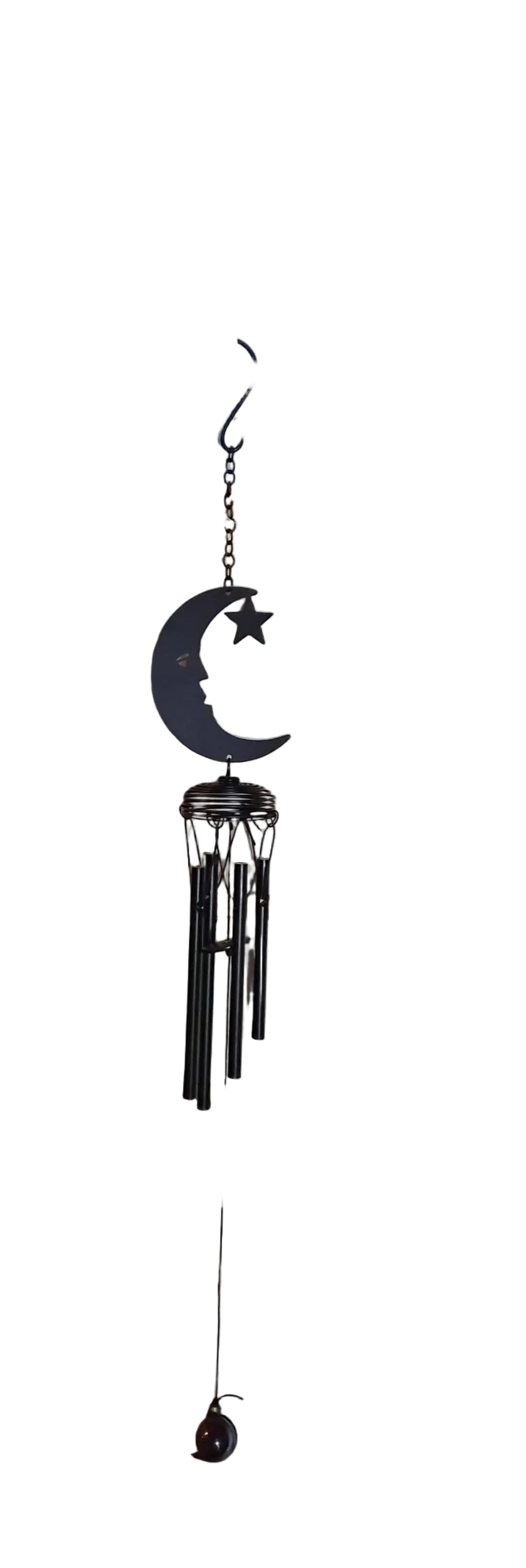 Moon And Bells Wind Chime