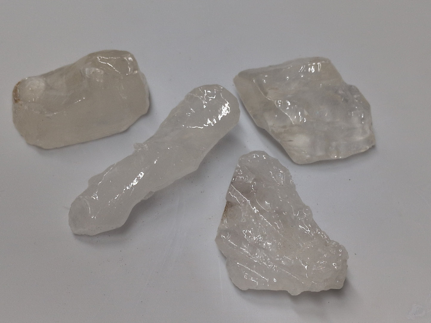 Rough White (Clear) Calcite stone