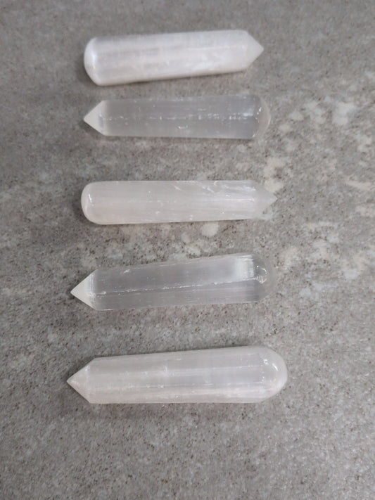 Selenite 60mm Wand