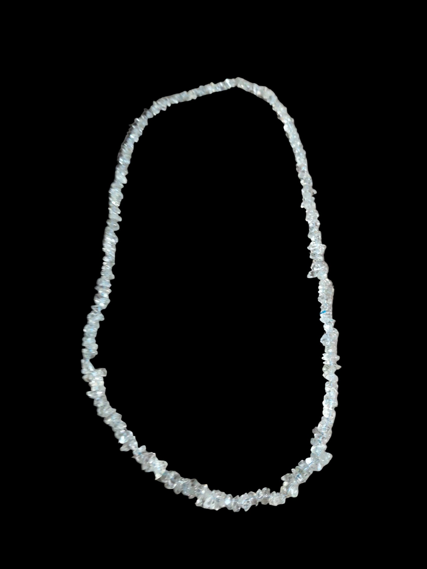 Gemstone Chips Necklace- Blue Topaz