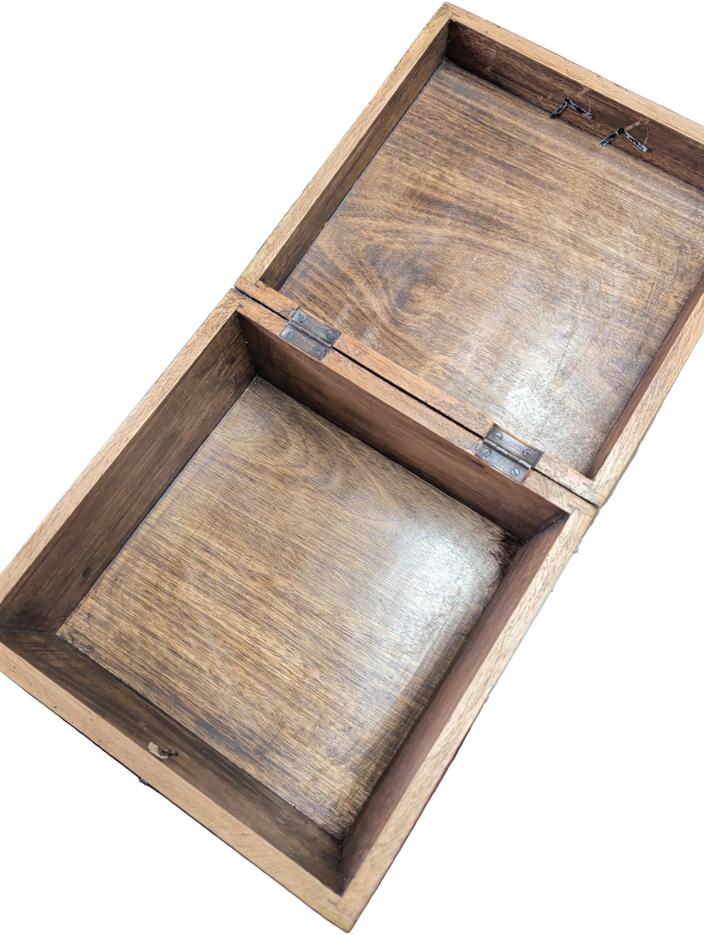 Mango Wood Box With Metal Accents