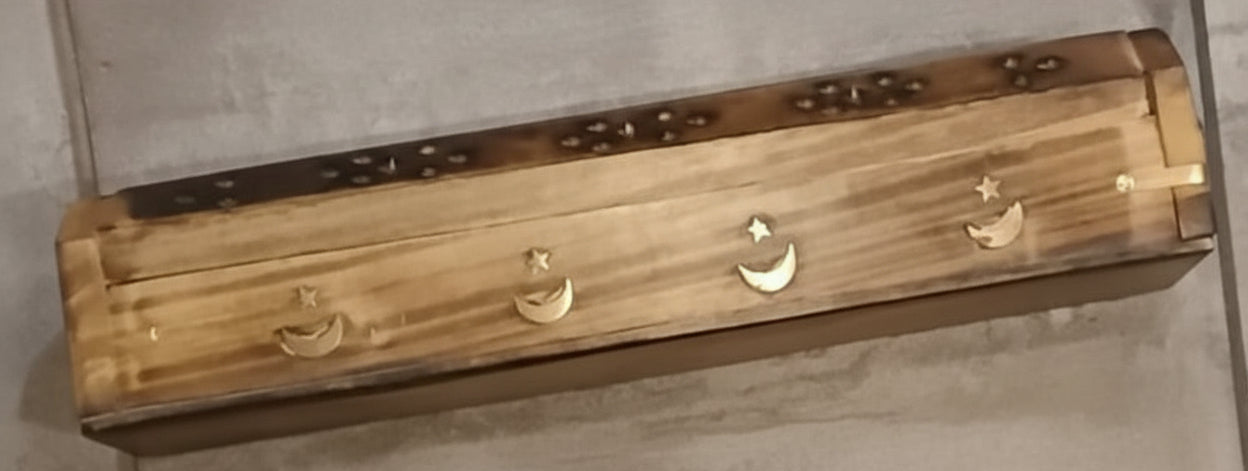 Moon & Star Incense Coffin Box