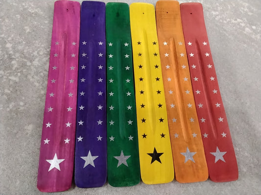 Assorted Wooden Star Incense Burner