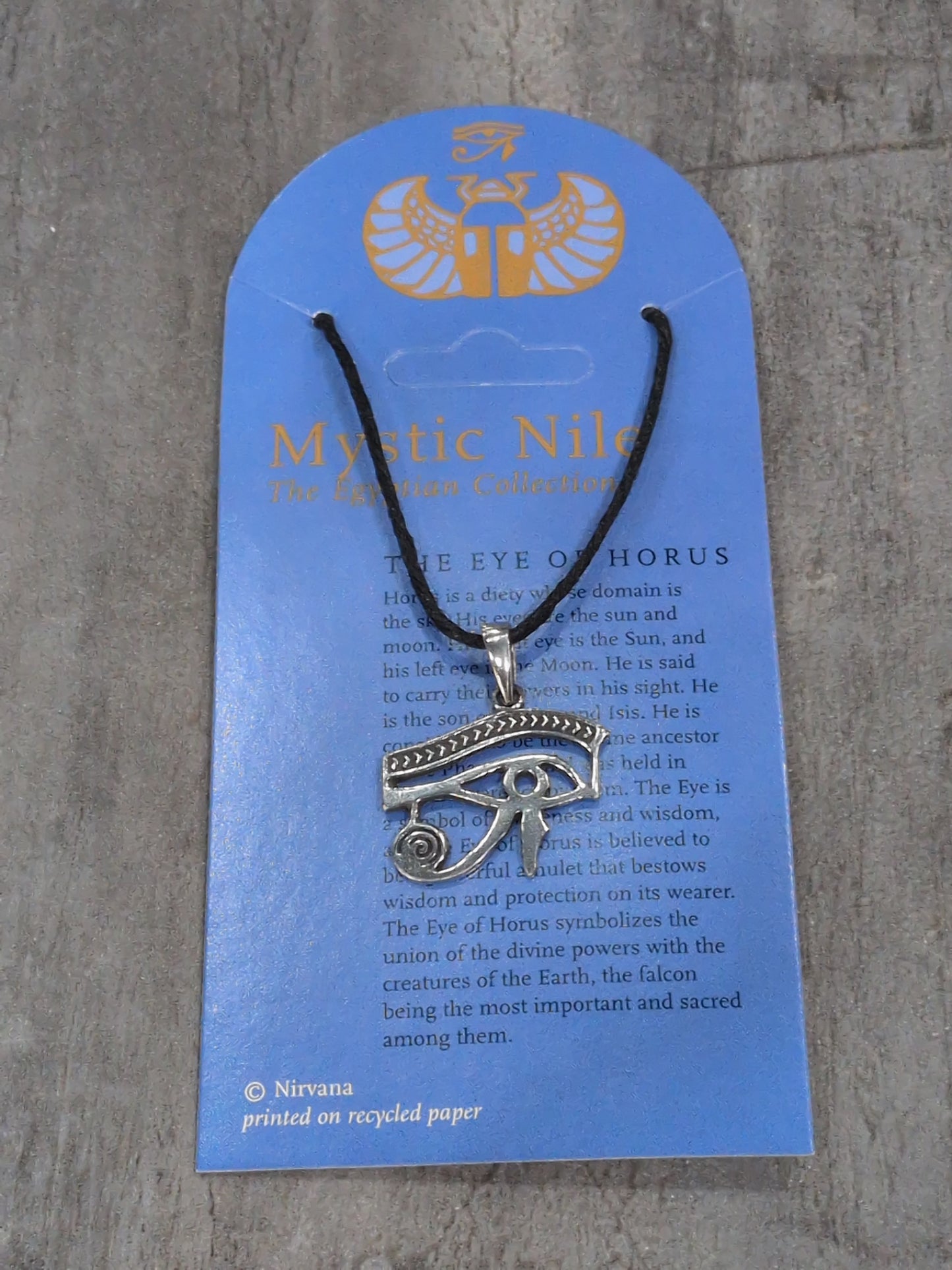 Mystic Nile (Egyptian Collection) Eye of Horus Pewter Pendant