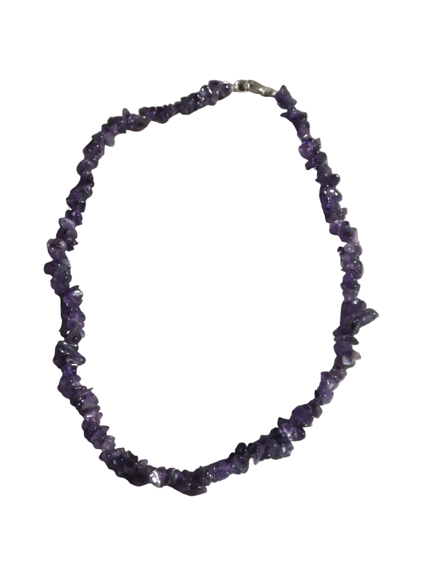 Gemstone Chips Choker- Amethyst