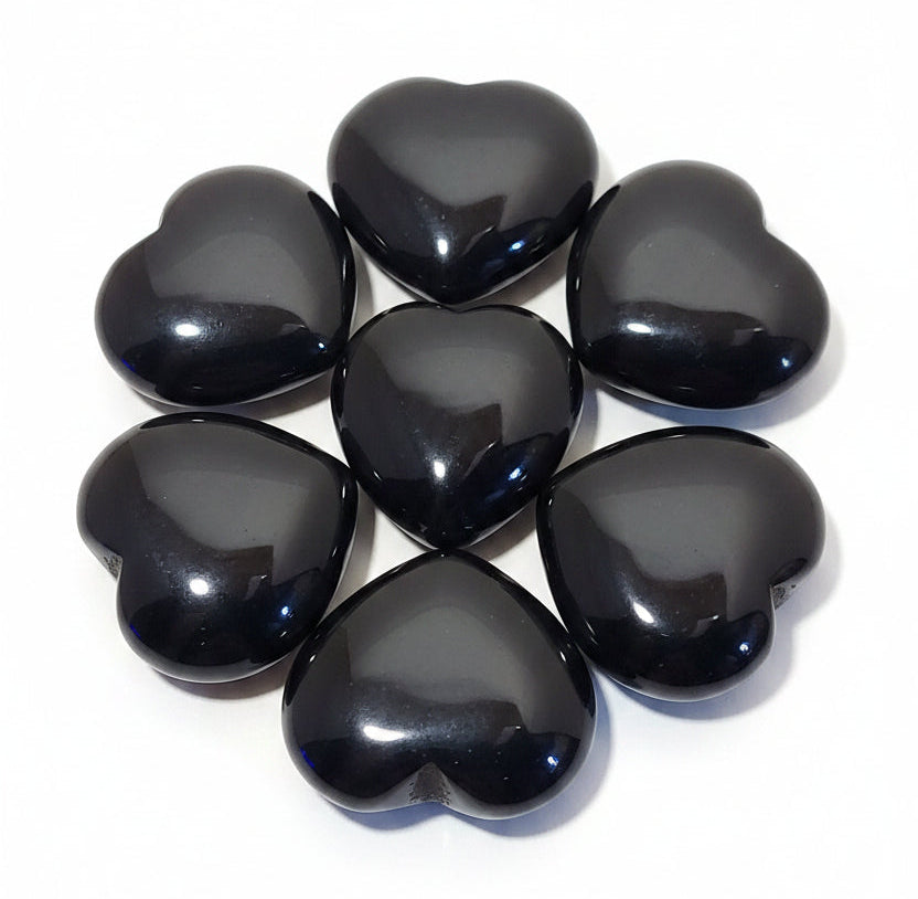 Black Obsidian 1" Heart