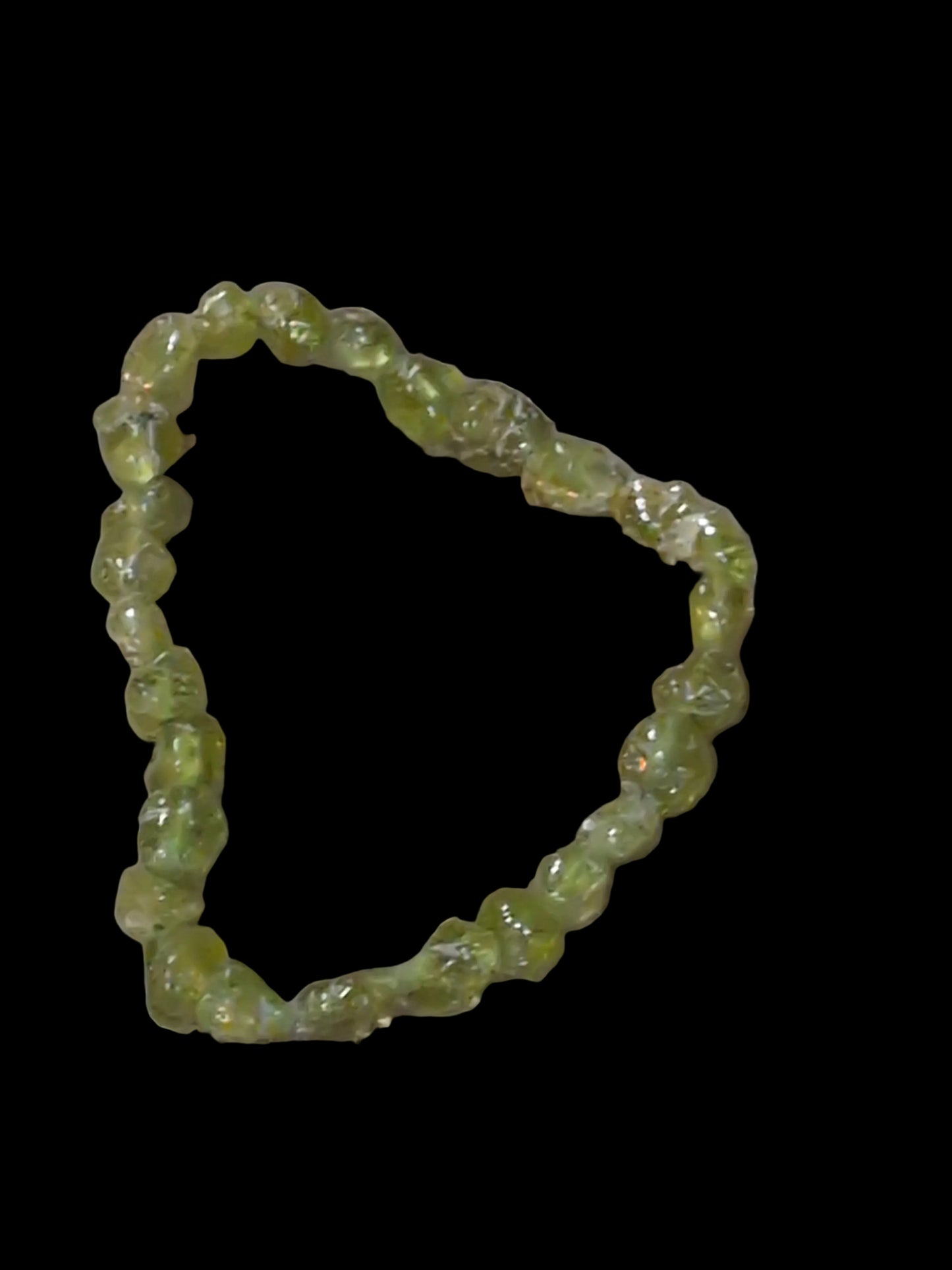 Peridot Nugget Bracelet