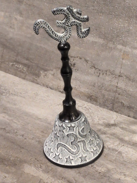 6" Om Brass Offering Bell