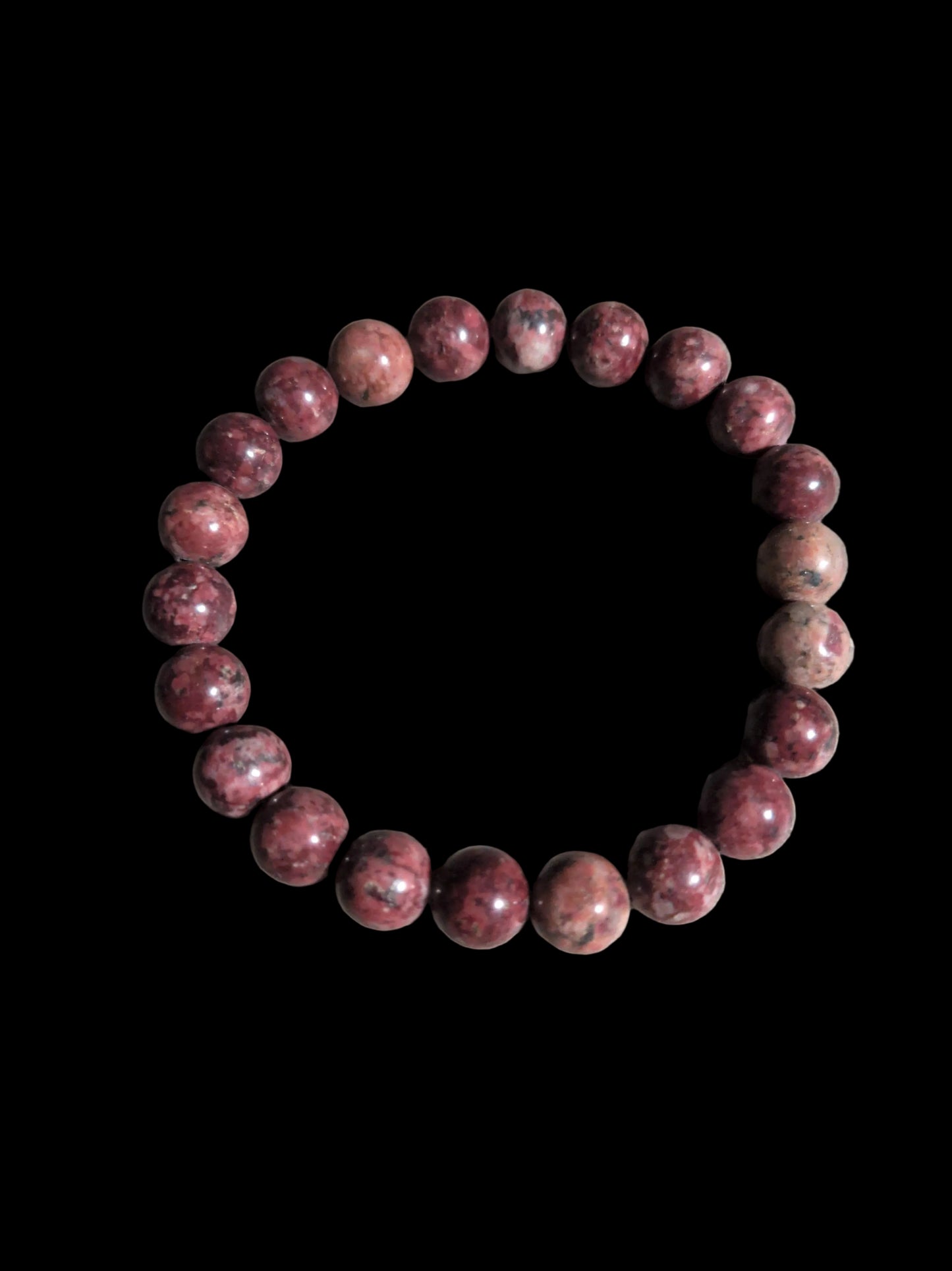 8mm round bead Bracelet Eudialyte