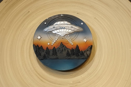 UFO overtop Forest Incense burner