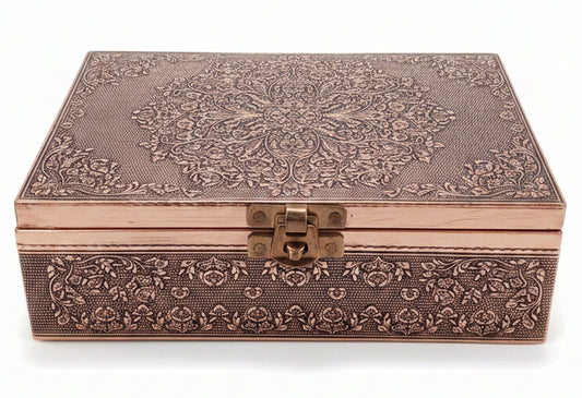 Lotus Copper Plated Box