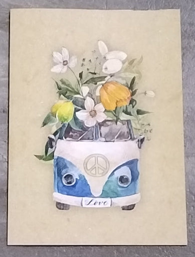Peace Love & Flowers Gift Card