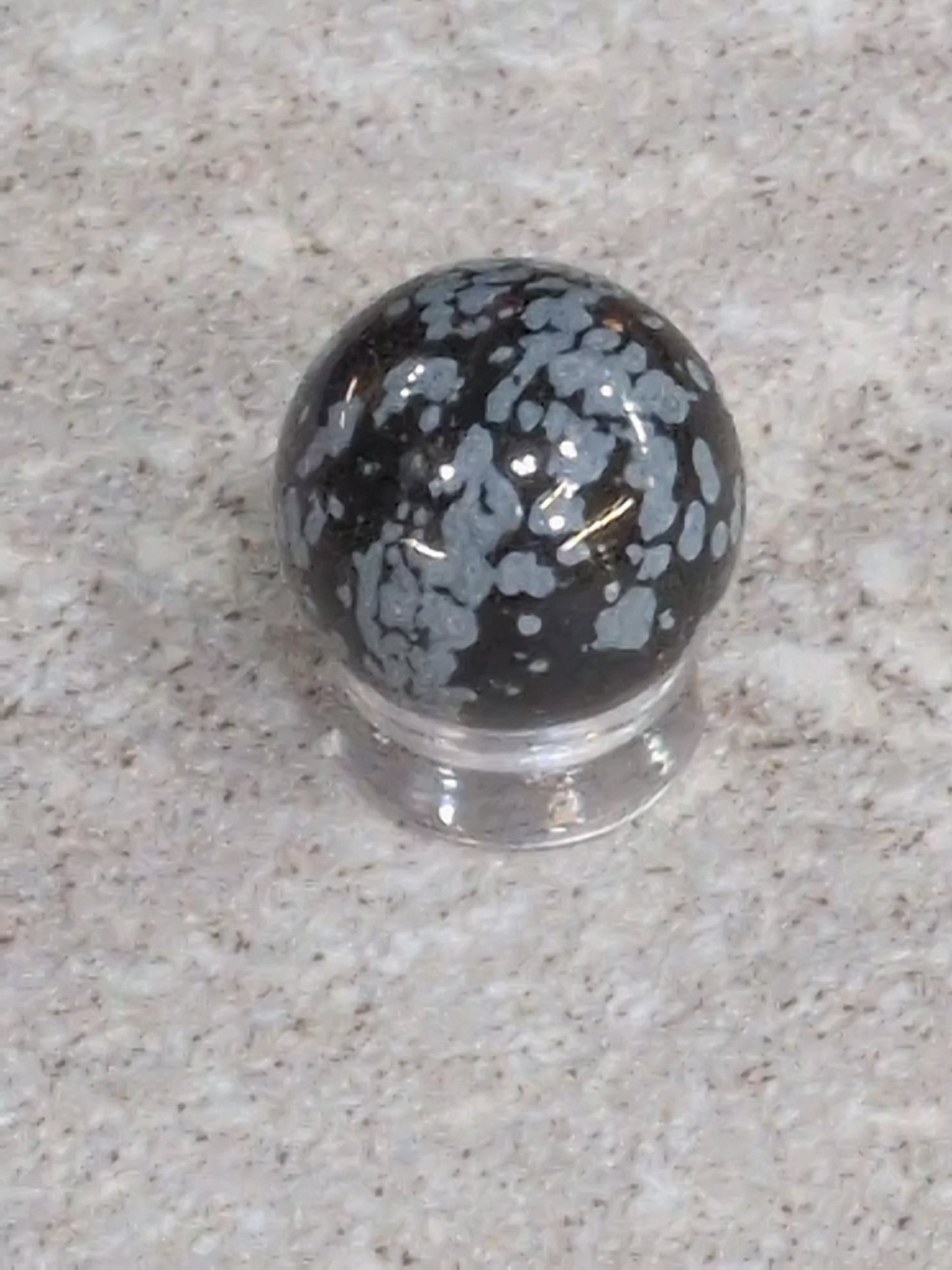 Snowflake Obsidian 20mm sphere
