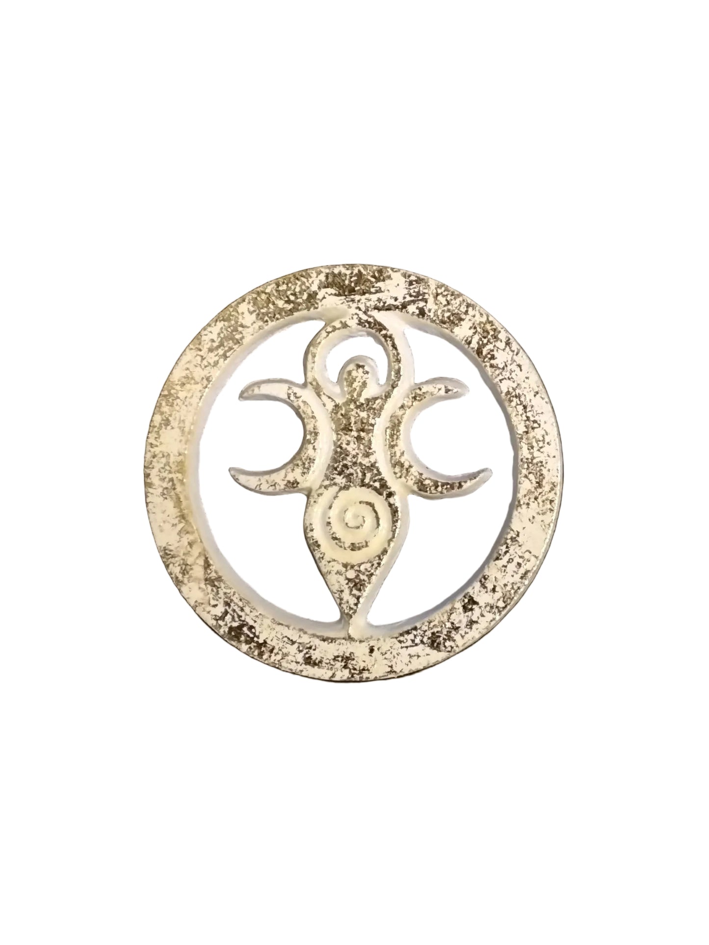 White And Gold Goddess Altar Piece