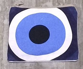 4" x 4.5" Zipper Bag Evil Eye