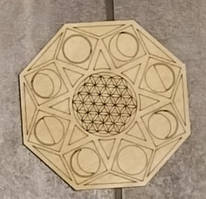 Mini Wooden Crystal grid