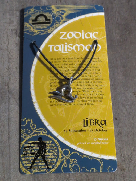 Zodiac Talisman Libra Pewter Pendant