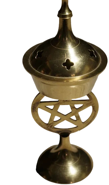 Symbolic Brass Incense Burner
