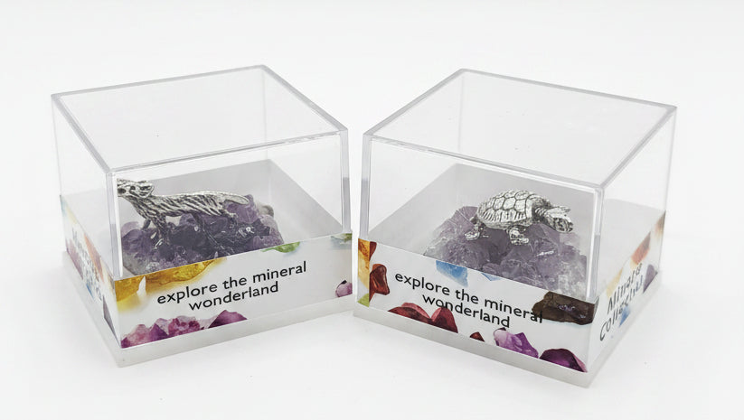 Assorted Animals on Amethyst base