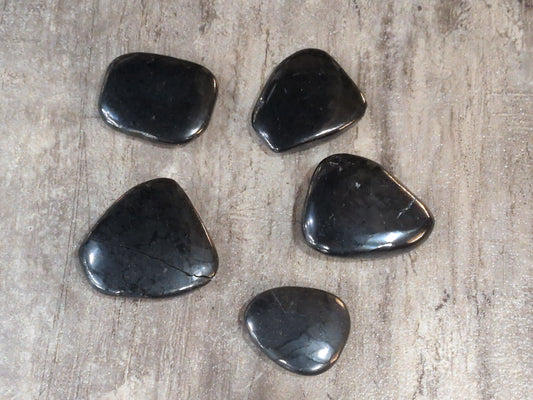 Shungite palm stone Priced Each