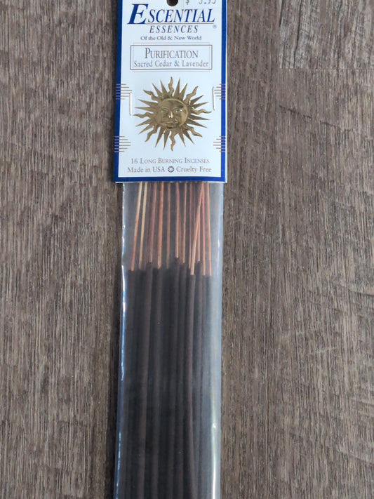 Essential Essences Incense 16 sticks Purification
