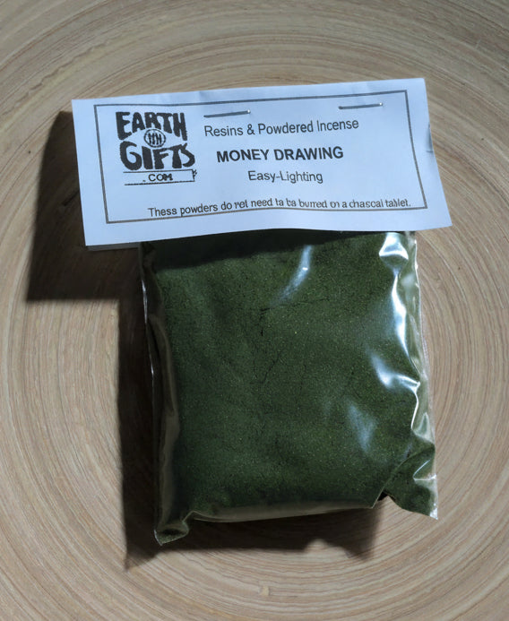 Earth Gifts Resins & Powdered Incense Money Drawing Powder