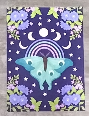 Luna Moth & Moon Phases Gift Card