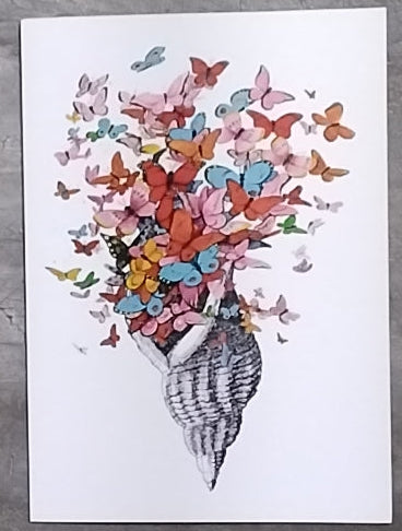 Shell birthing Butterflies Gift Card