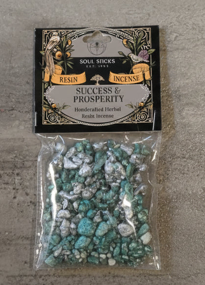 Soul Sticks Resin Incense Success & Prosperity