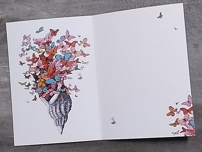 Shell birthing Butterflies Gift Card