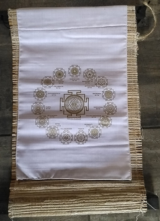 Sampurna Shri Dus Mahavidya Yantra Sacred Geometry banner