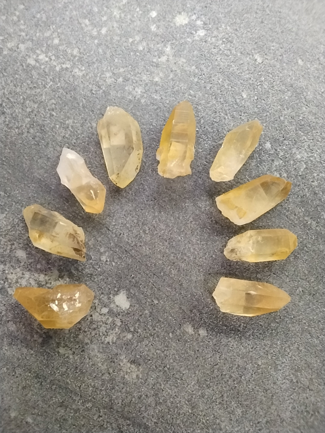Tangerine Quartz Points