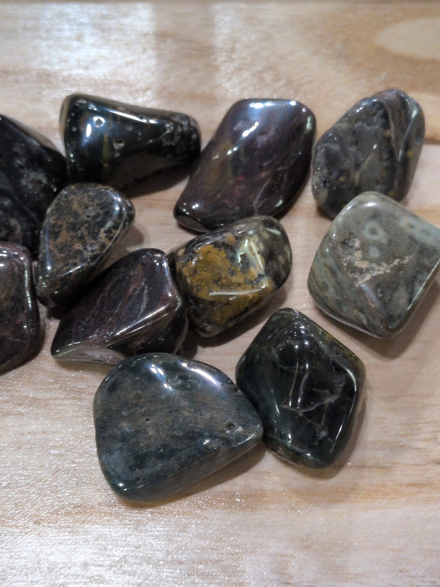 Tiger Iron (Gold) Tumbled Stones