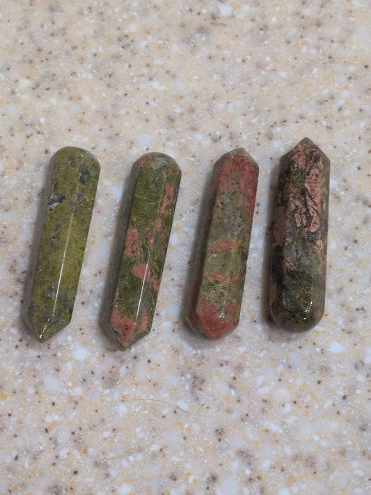 Unakite 60mm wand