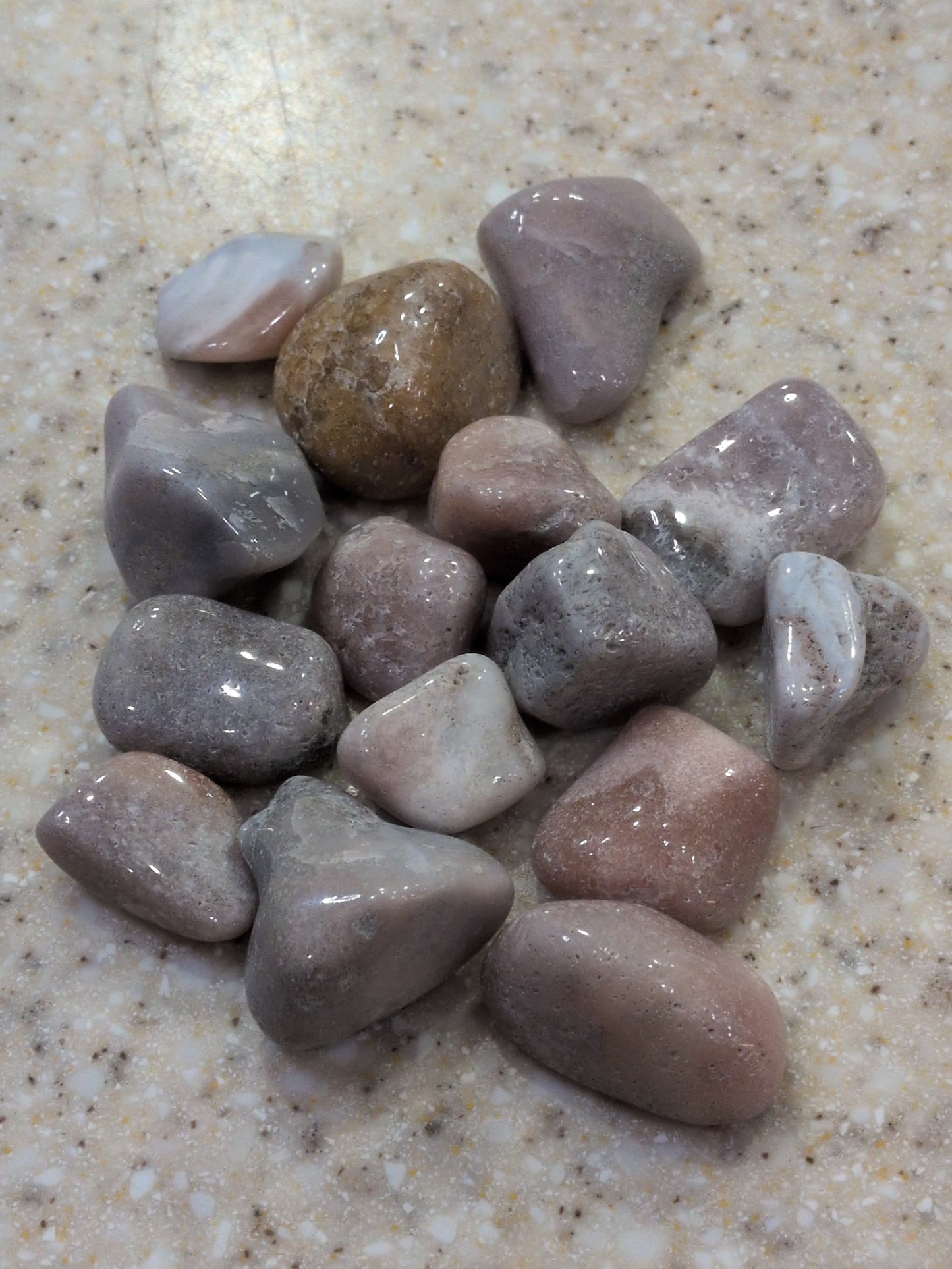 Pink Amethyst Tumbled stone