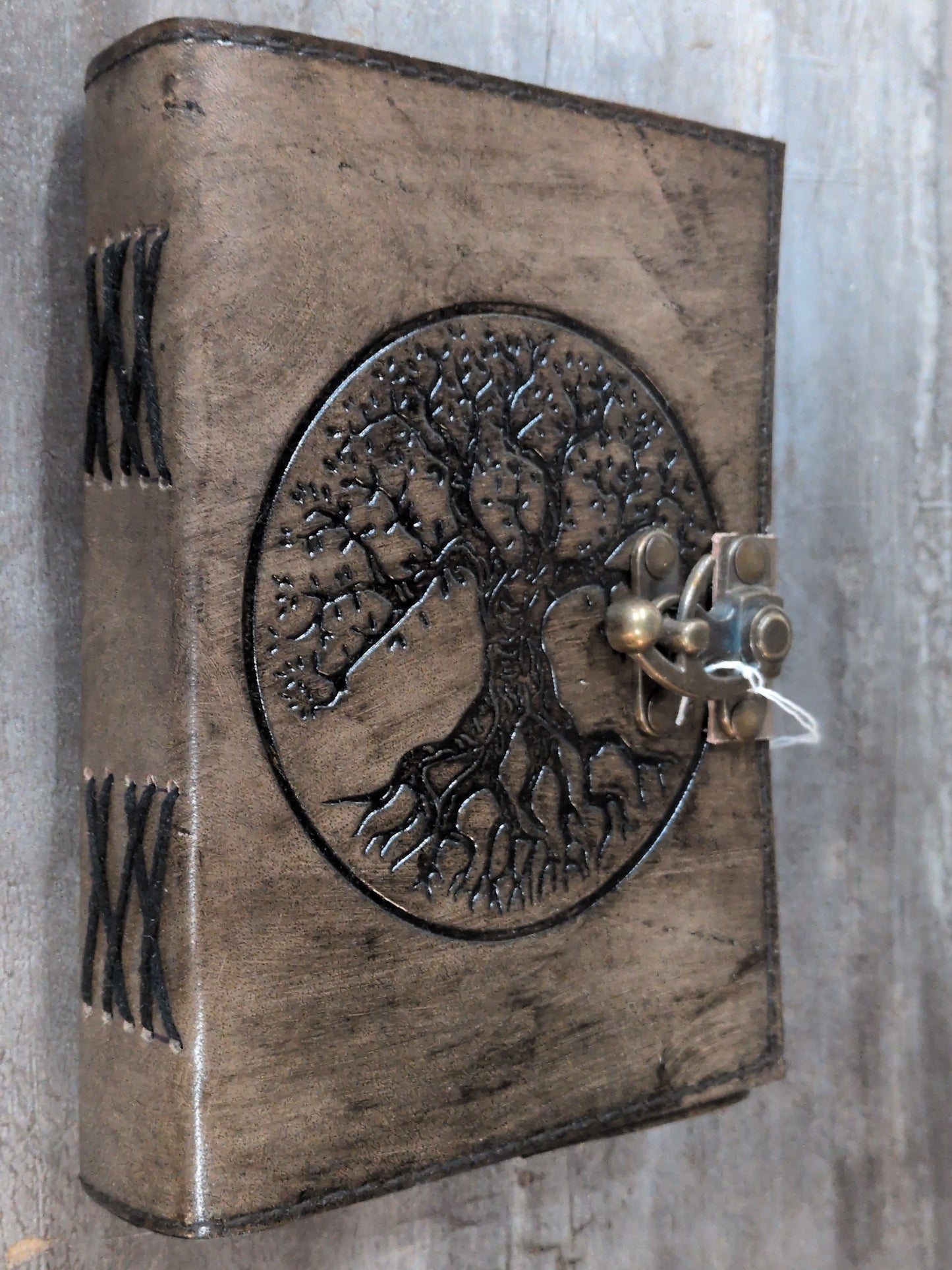 Tree of Life Distressed Leather Journal 5x7
