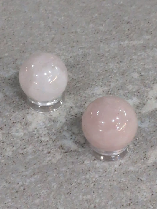 Rose Quartz 20mm sphere