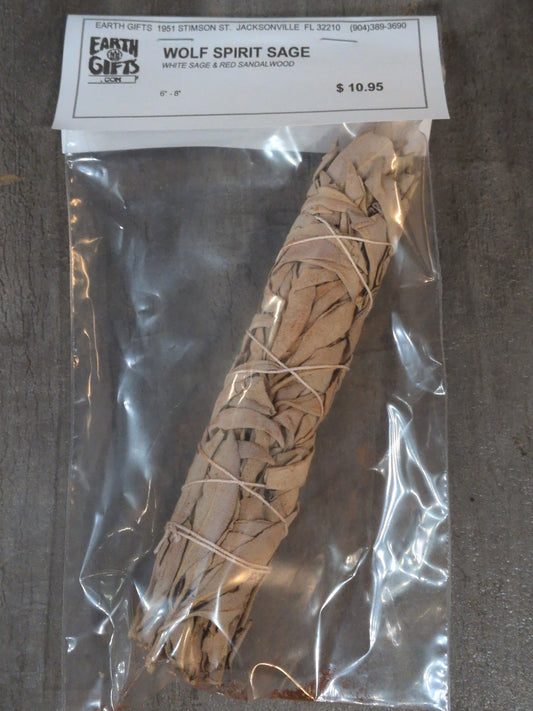 Wolf Spirit Sage White Sage & Red Sandalwood Bundle