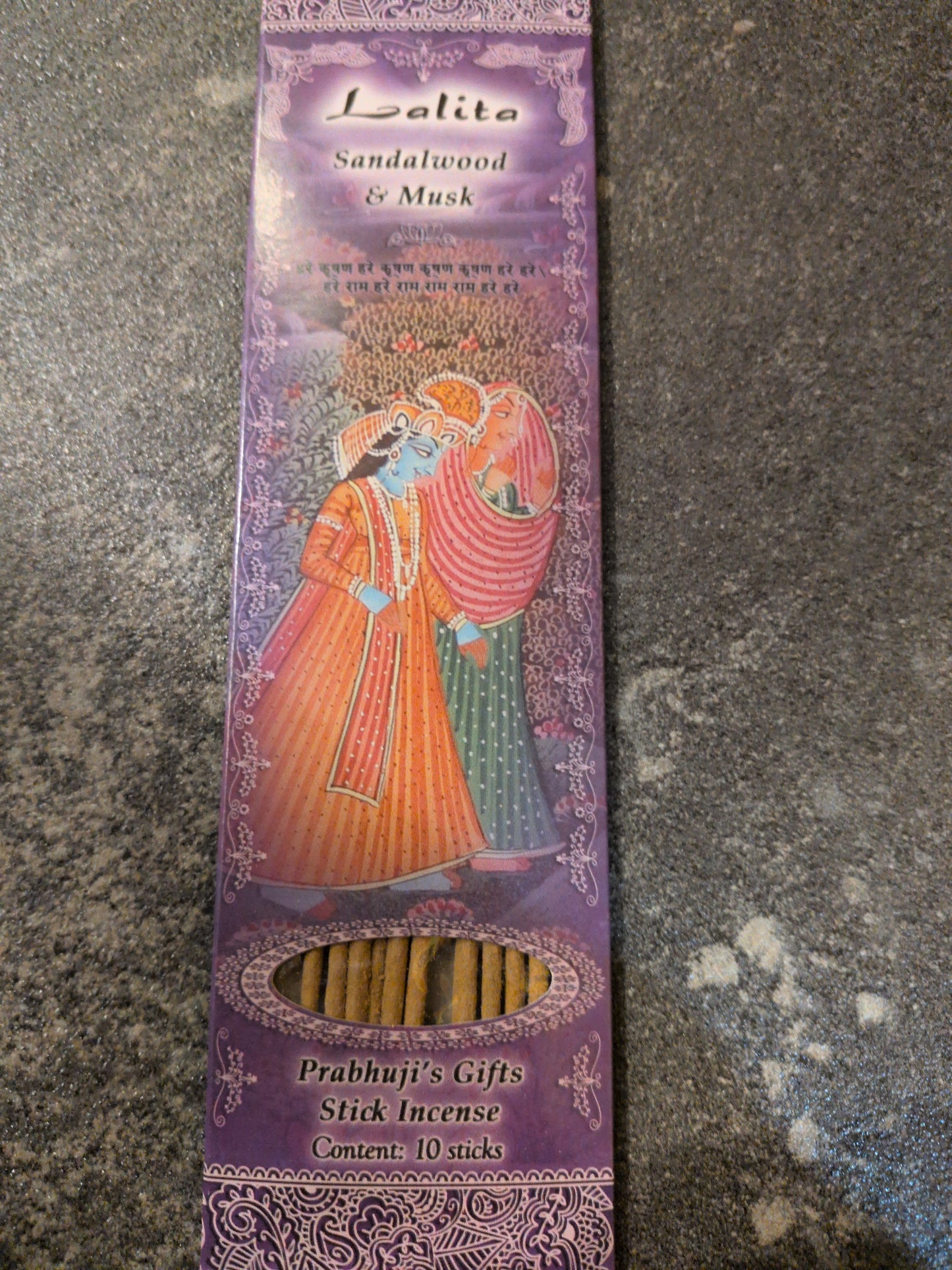 Prabhuji's Incense 10 sticks Lalita