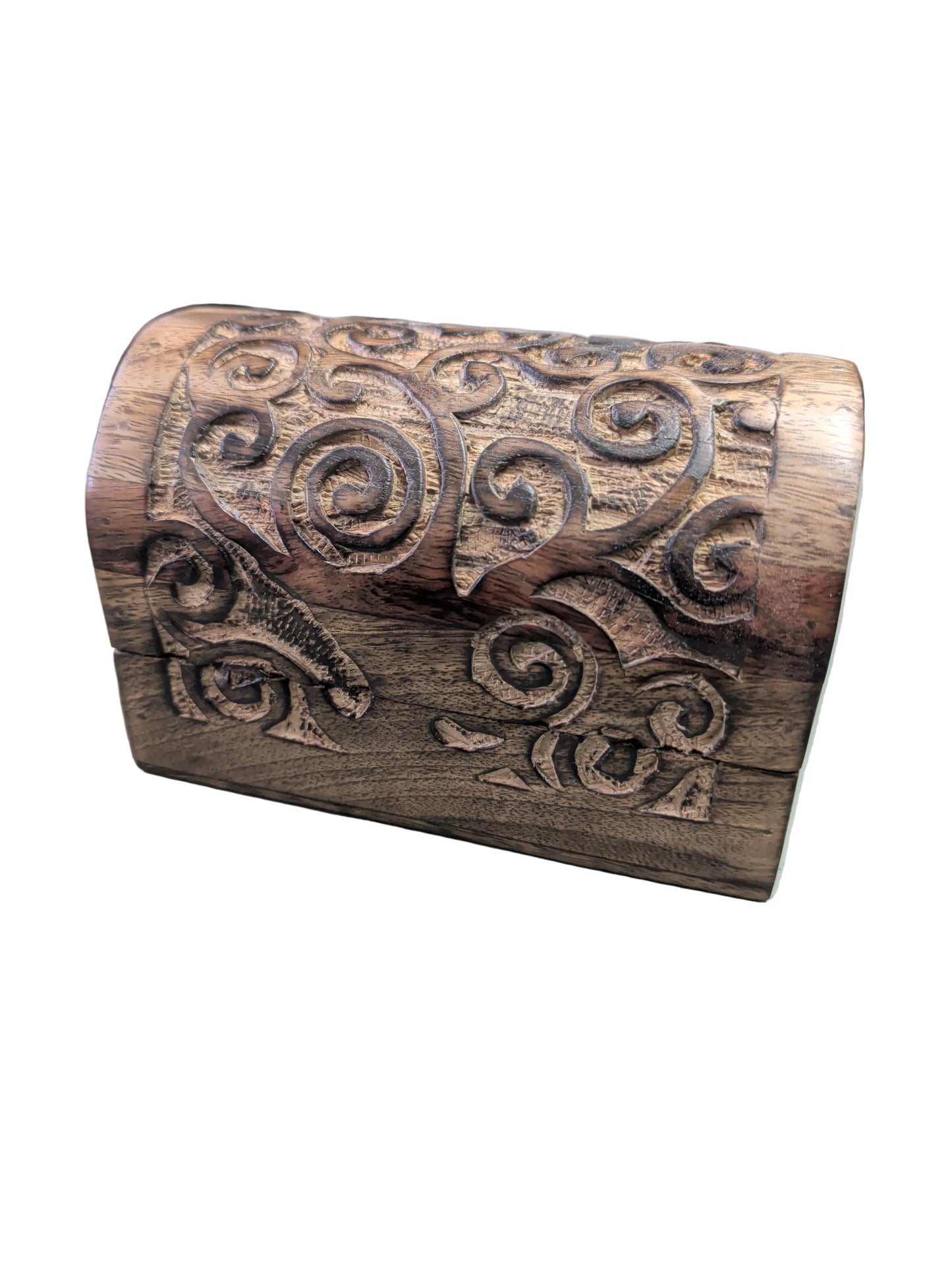 Mango Wood Chest Celtic Tree Design