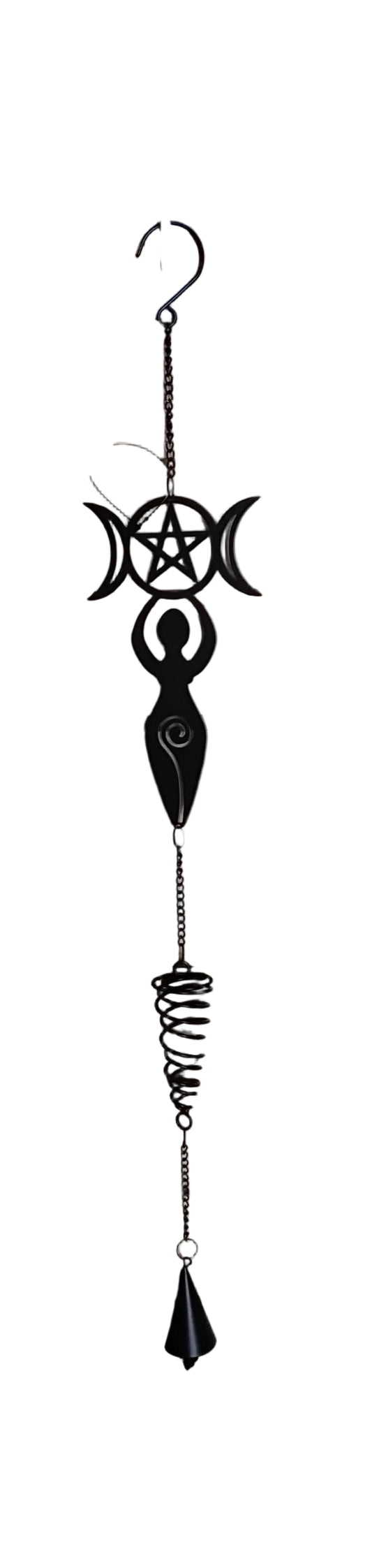 Triple Moon And Goddess Wind Chime