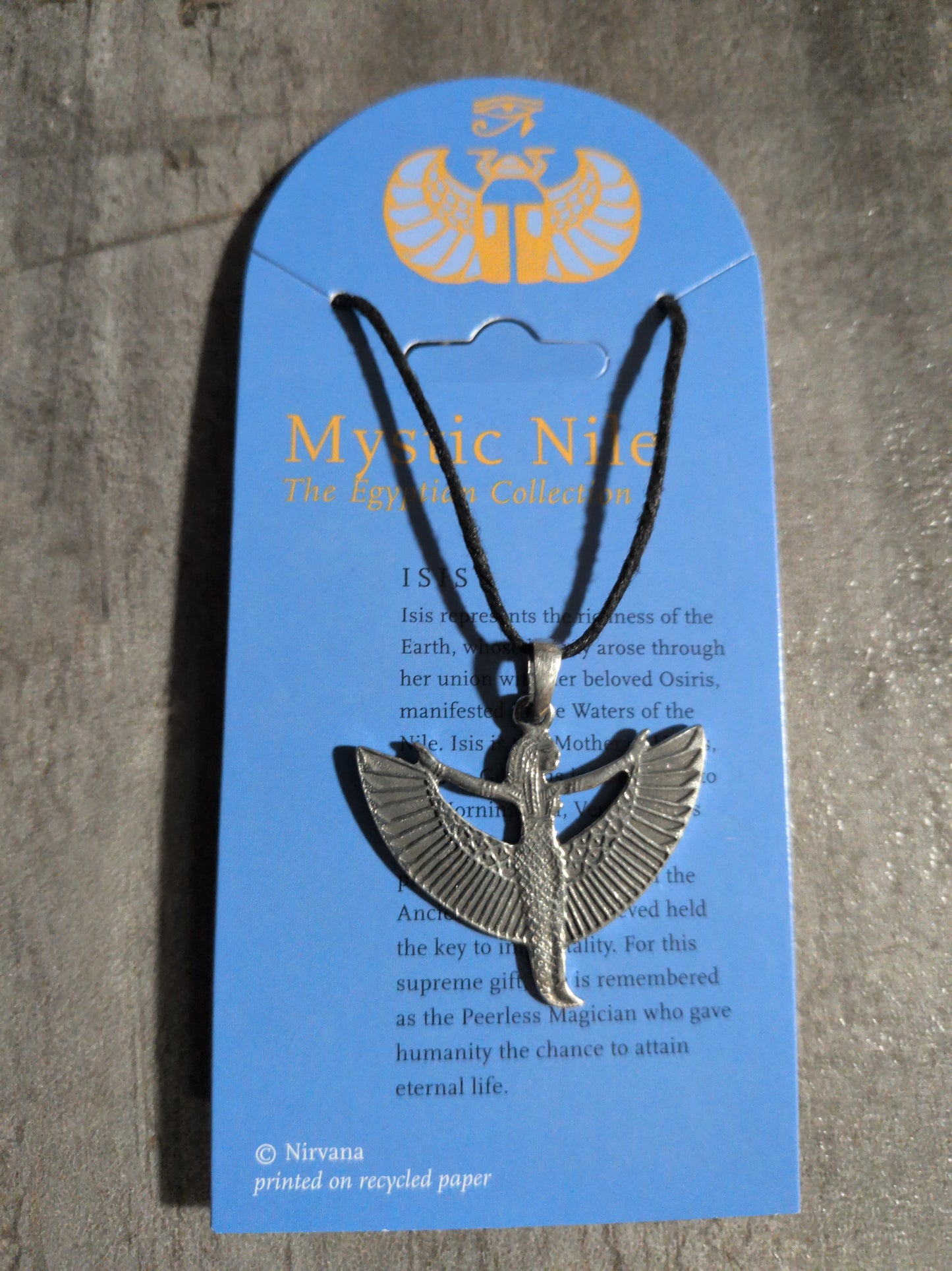 Mystic Nile (Egyptian Collection) Isis Standing Pewter Pendant