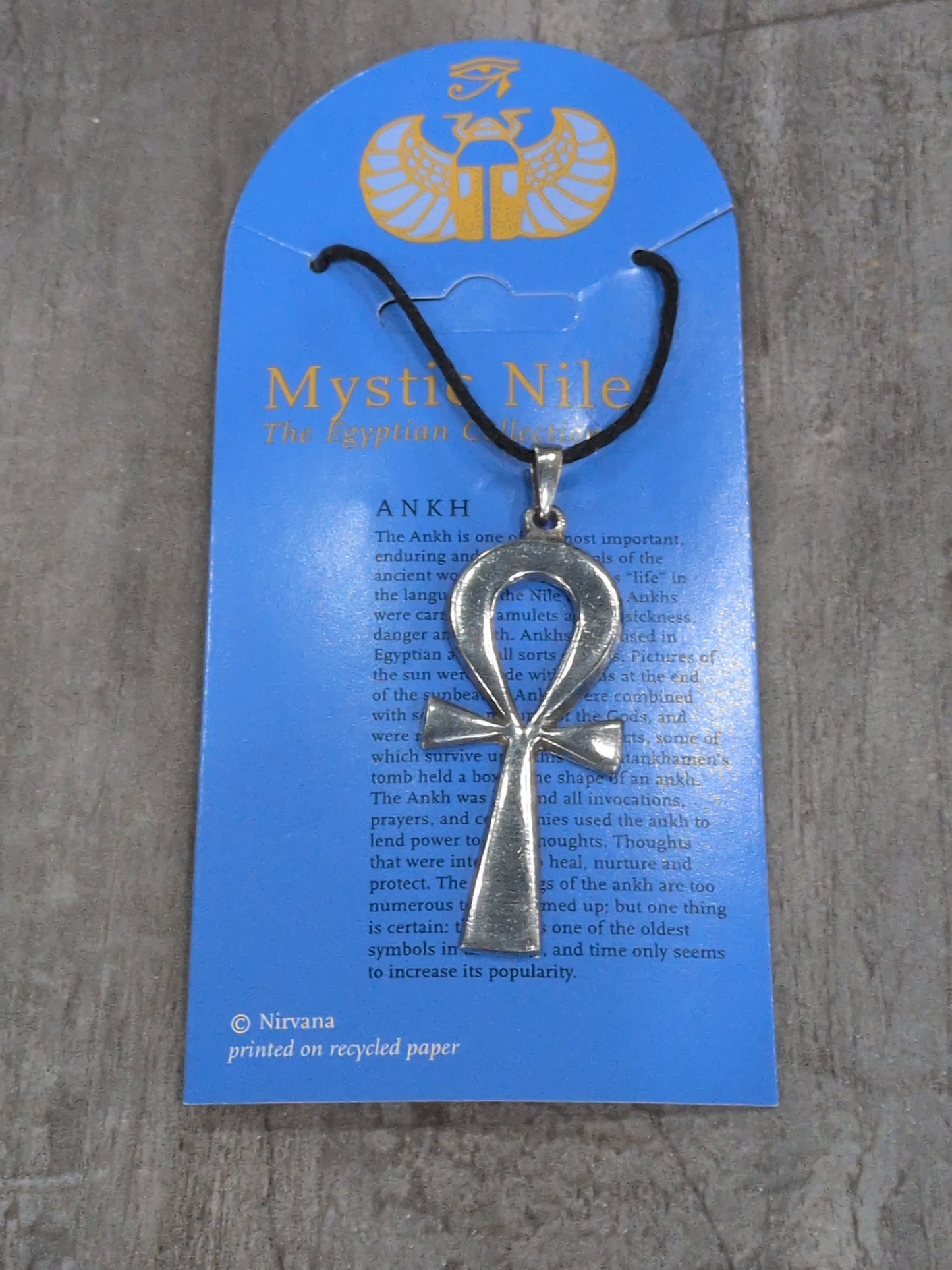 Mystic Nile (Egyptian Collection) Large Ankh Pewter Pendant