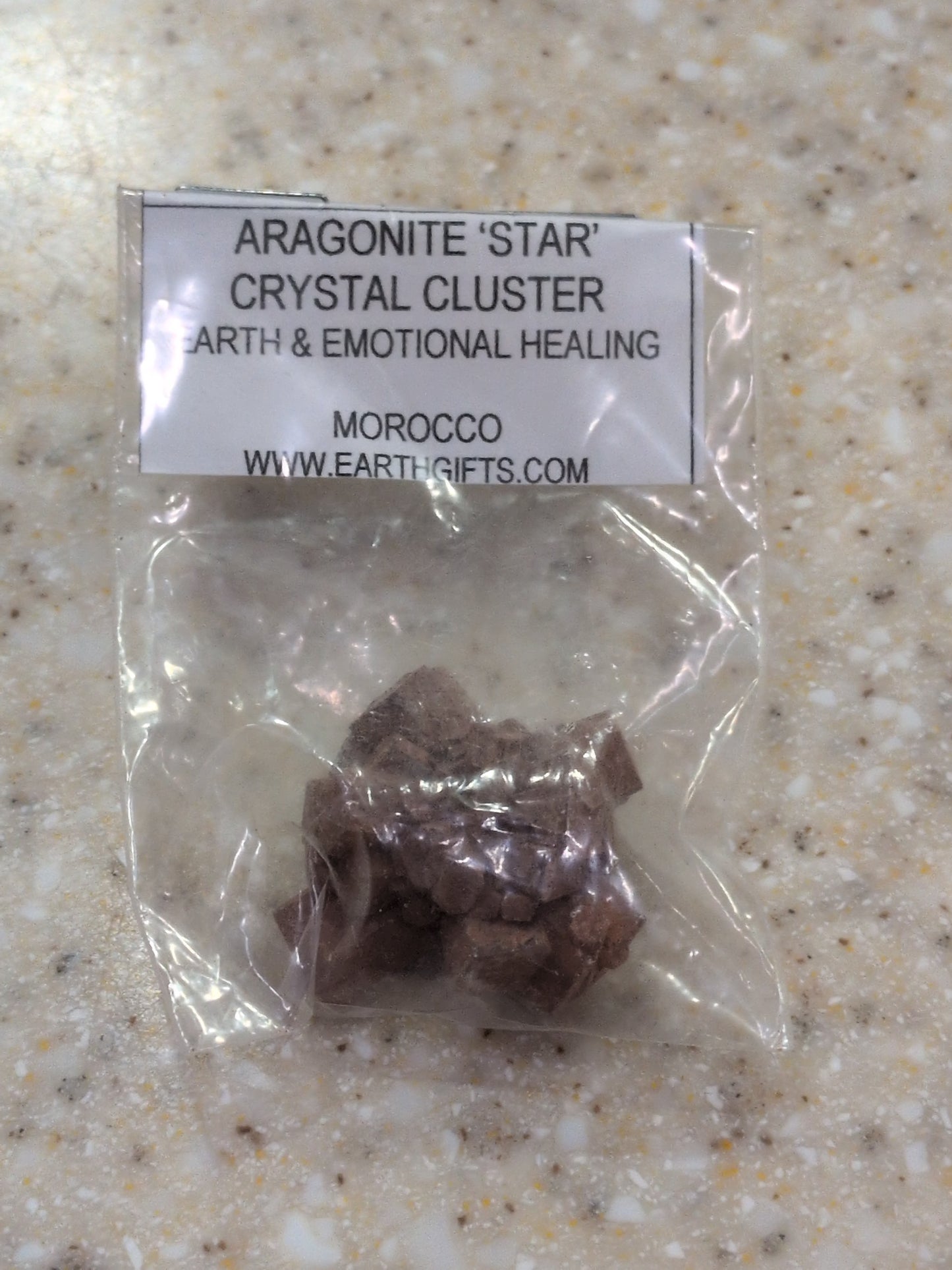 Aragonite star (rough stone)