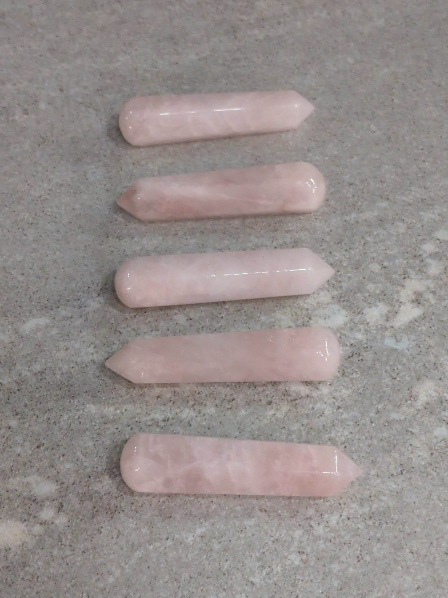 Rose Quartz 60mm wand