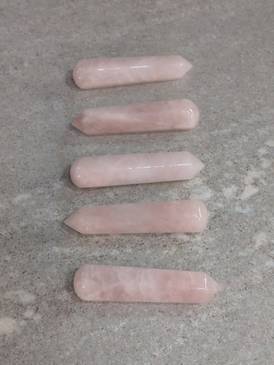 Rose Quartz 60mm wand